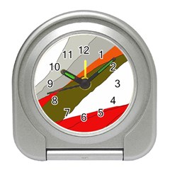 Decorative abstraction Travel Alarm Clocks