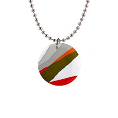 Decorative abstraction Button Necklaces