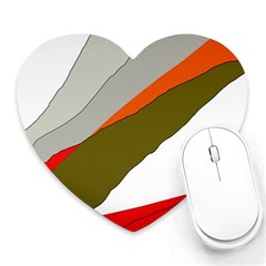 Decorative abstraction Heart Mousepads