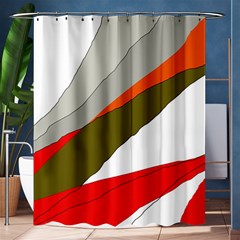 Decorative abstraction Shower Curtain 60  x 72  (Medium) 