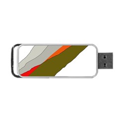 Decorative Abstraction Portable Usb Flash (two Sides) by Valentinaart