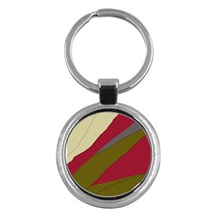 Decoratve Abstraction Key Chains (round)  by Valentinaart