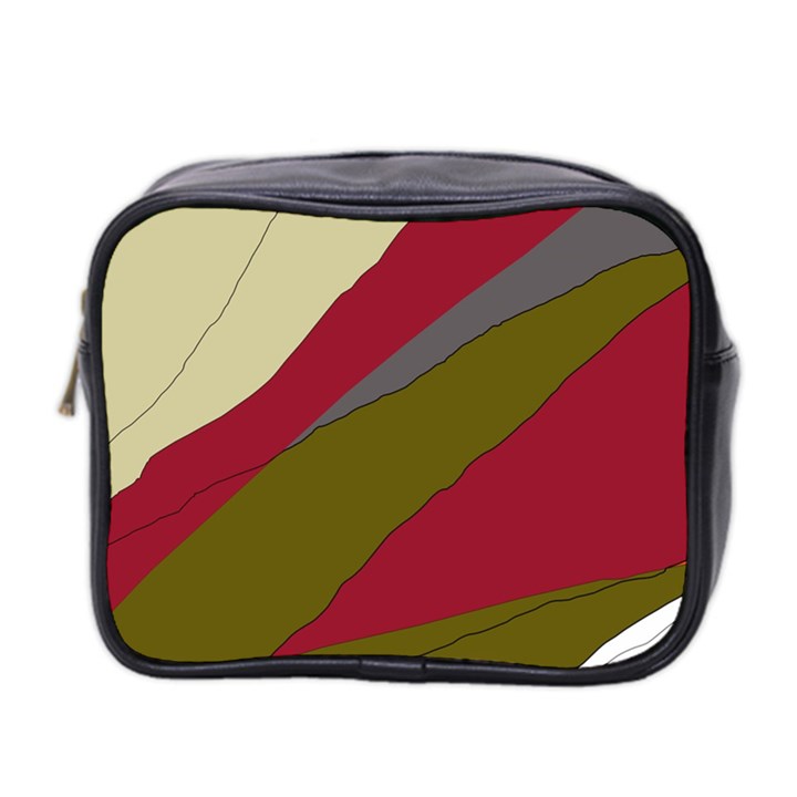 Decoratve abstraction Mini Toiletries Bag 2-Side