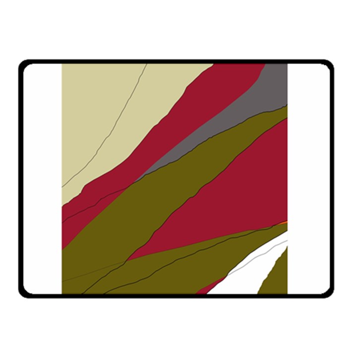 Decoratve abstraction Double Sided Fleece Blanket (Small) 