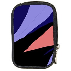 Purple And Pink Abstraction Compact Camera Cases by Valentinaart