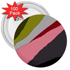 Colorful Abstraction 3  Buttons (100 Pack)  by Valentinaart