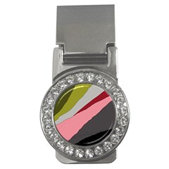 Colorful Abstraction Money Clips (cz)  by Valentinaart