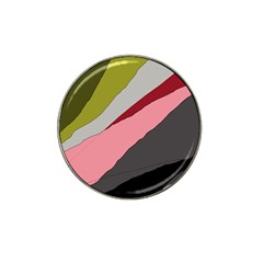 Colorful Abstraction Hat Clip Ball Marker (4 Pack) by Valentinaart