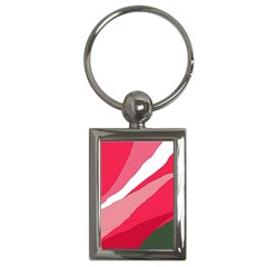 Pink Abstraction Key Chains (rectangle)  by Valentinaart