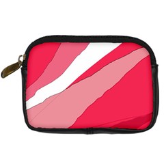 Pink Abstraction Digital Camera Cases by Valentinaart