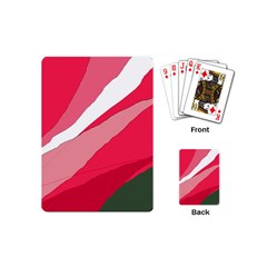 Pink Abstraction Playing Cards (mini)  by Valentinaart