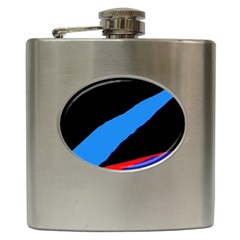 Colorful Abstraction Hip Flask (6 Oz) by Valentinaart