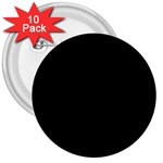 Green ball 3  Buttons (10 pack)  Front