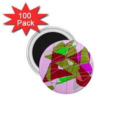 Flora Abstraction 1 75  Magnets (100 Pack)  by Valentinaart