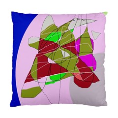 Flora Abstraction Standard Cushion Case (two Sides) by Valentinaart