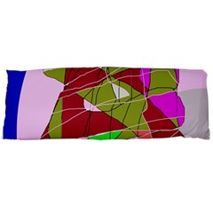 Flora Abstraction Body Pillow Case (dakimakura) by Valentinaart