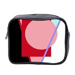 Decorative geomeric abstraction Mini Toiletries Bag 2-Side Front