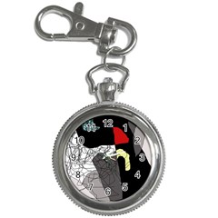 Decorative Abstraction Key Chain Watches by Valentinaart