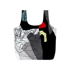 Decorative Abstraction Full Print Recycle Bags (s)  by Valentinaart