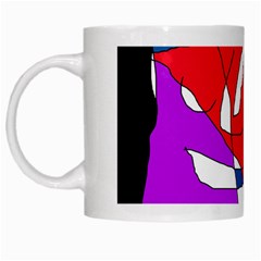 Colorful Abstraction White Mugs by Valentinaart