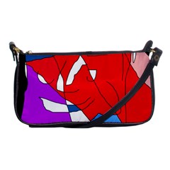 Colorful Abstraction Shoulder Clutch Bags by Valentinaart