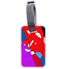 Colorful Abstraction Luggage Tags (two Sides) by Valentinaart