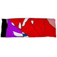 Colorful Abstraction Body Pillow Case (dakimakura) by Valentinaart