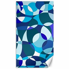 Blue Abstraction Canvas 40  X 72   by Valentinaart