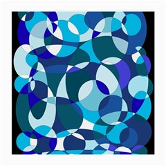 Blue Abstraction Medium Glasses Cloth