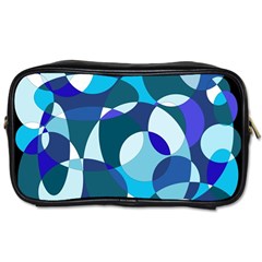 Blue Abstraction Toiletries Bags by Valentinaart