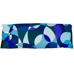 Blue Abstraction Body Pillow Case (dakimakura) by Valentinaart