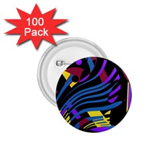 Optimistic Abstraction 1 75  Buttons (100 Pack)  by Valentinaart