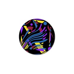 Optimistic Abstraction Golf Ball Marker by Valentinaart