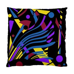 Optimistic Abstraction Standard Cushion Case (one Side) by Valentinaart