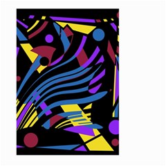 Optimistic Abstraction Large Garden Flag (two Sides) by Valentinaart