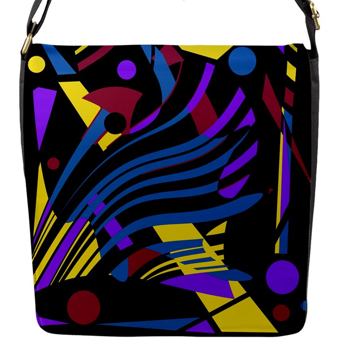 Optimistic abstraction Flap Messenger Bag (S)