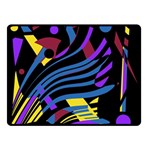 Optimistic abstraction Double Sided Fleece Blanket (Small)  45 x34  Blanket Front