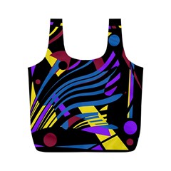 Optimistic Abstraction Full Print Recycle Bags (m)  by Valentinaart