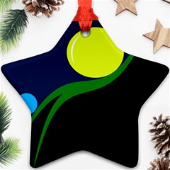 Falling  Ball Ornament (star)  by Valentinaart