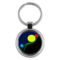 Falling  Ball Key Chains (round)  by Valentinaart