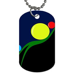 Falling  Ball Dog Tag (one Side) by Valentinaart