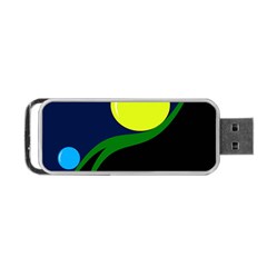 Falling  Ball Portable Usb Flash (two Sides) by Valentinaart