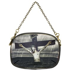 Jesus On The Cross At The Sea Chain Purses (one Side)  by dflcprints