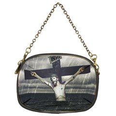 Jesus On The Cross At The Sea Chain Purses (two Sides)  by dflcprints