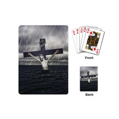 Jesus On The Cross At The Sea Playing Cards (mini) 