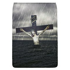 Jesus On The Cross At The Sea Flap Covers (l)  by dflcprints