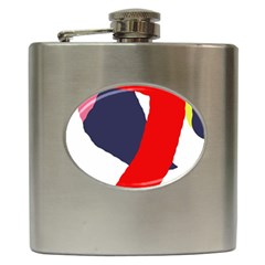 Beautiful Abstraction Hip Flask (6 Oz) by Valentinaart