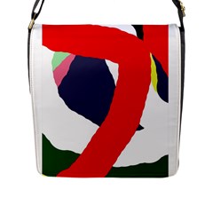 Beautiful Abstraction Flap Messenger Bag (l)  by Valentinaart