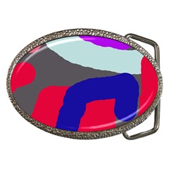 Crazy Abstraction Belt Buckles by Valentinaart