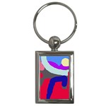 Crazy abstraction Key Chains (Rectangle)  Front